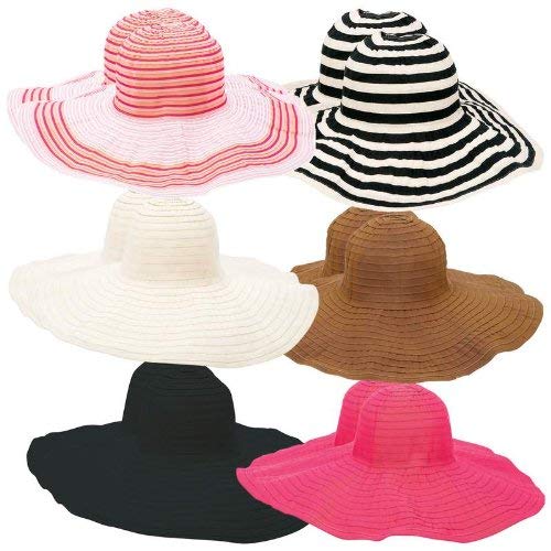 Casual Outfitters GFHATF12 Assort Ladies Floppy Sun Hats