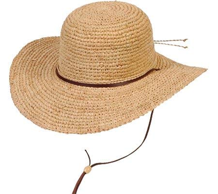 Conner Hats Women's Tuscany Wide Brim Summer Straw Hat, Natural, One Size