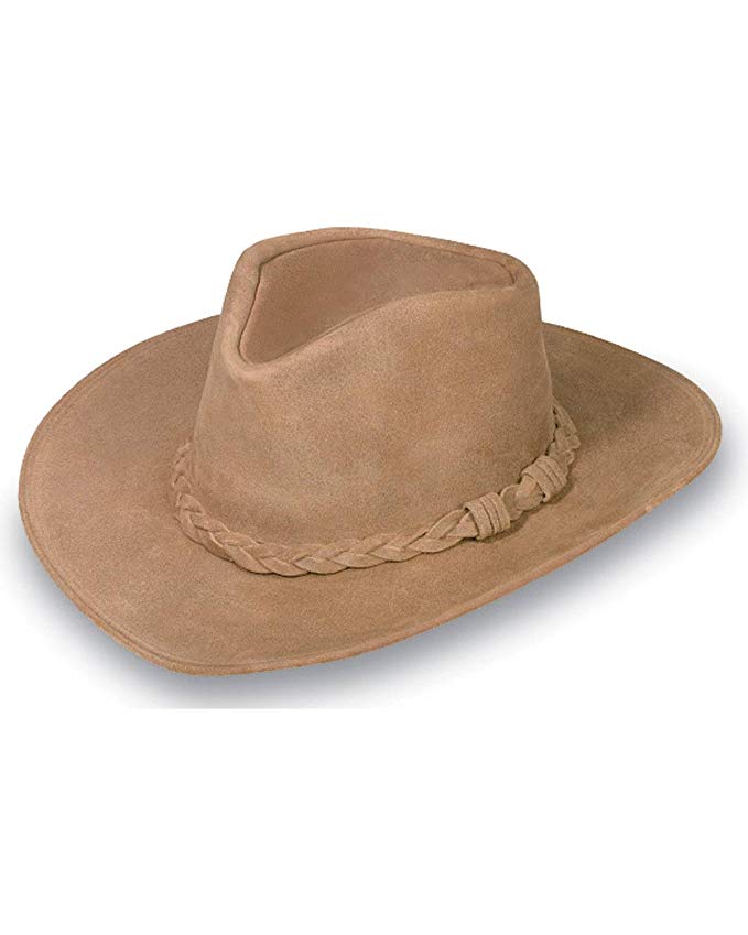 Minnetonka Men's Leather Outback Hat