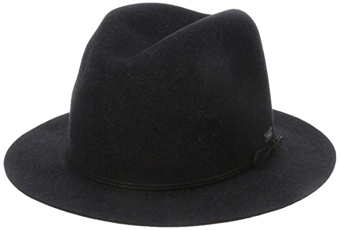 Coal Women's The Drifter Crushable Wool Felt Short-Brim Fedora Hat