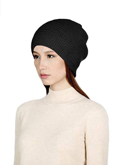 Go Bi 100% Cashmere Beanie Hat