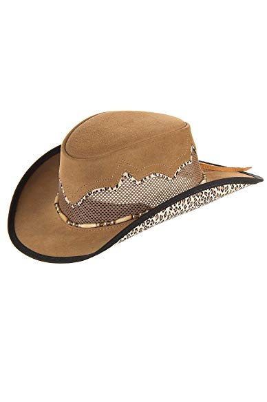 Overland Sheepskin Co Sierra Suede Breezer Cowboy Hat