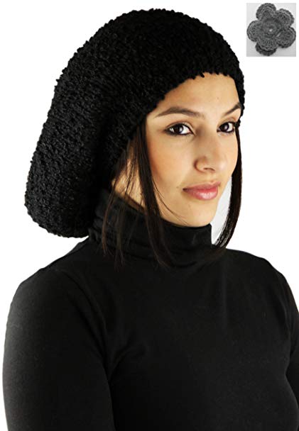 MADE TO ORDER - Knitted Alpaca and Wool Rasta Hat (Bouclé Yarn)