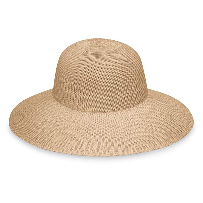 Wallaroo Hat Company Women's Victoria Diva Sun Hat- Packable Straw Hat