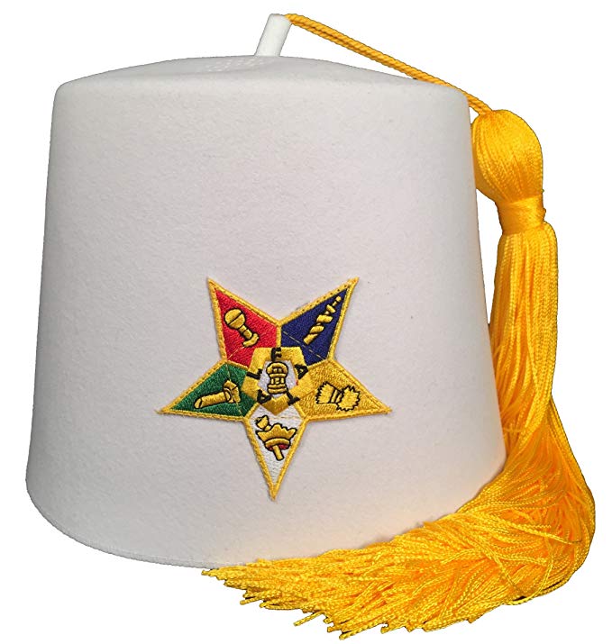 Eastern Star White Member fez