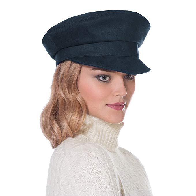 Eric Javits Luxury Fashion Designer Women's Headwear Hat - Night Porter Cap