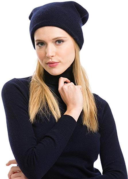 Citizen Cashmere Women's Oversized Slouchy Beanie - 100% Cashmere