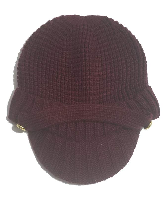 Michael Kors Knit News Boy Hat, Burgundy