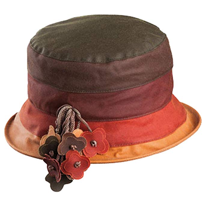 Olney Ruth Multicolored Ladies Waterproof Wax Hat