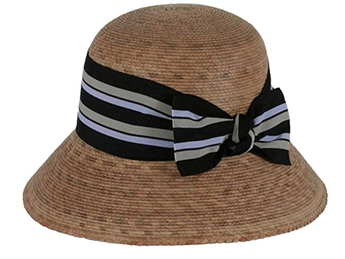 Tula Hats - Women's - Ella Multi Striped Bow Palm Hat