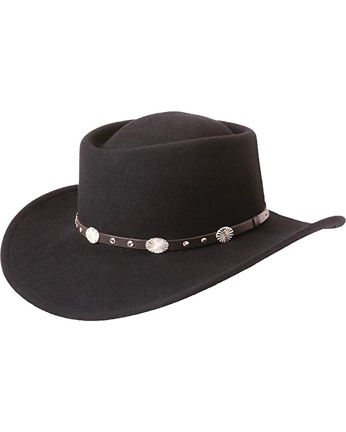 Silverado Hat Gambler Crushable Wool Felt Western Gambler USA Made