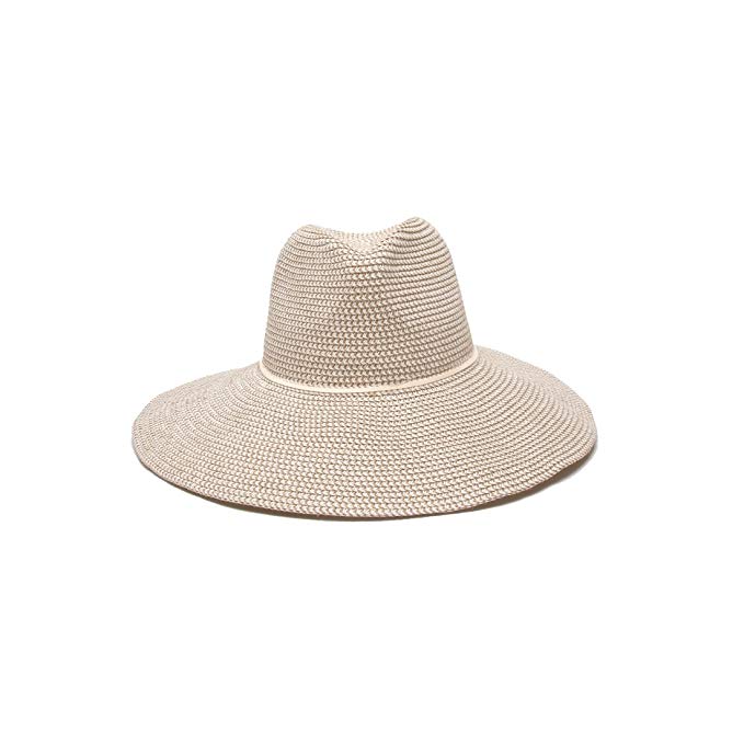 ‘ale by alessandra Women's Sancho Adjustable Toyo Hat with Leather Trim