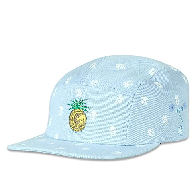 Grassroots California Good Livin Pineapple Blue 5 Panel