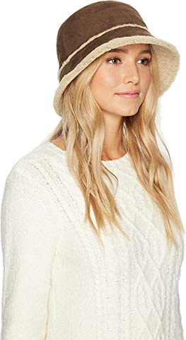 UGG Women's Waterproof Sheepskin Bucket Hat Slate Curly SM/MD