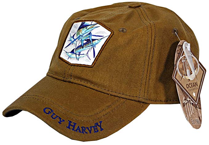 Guy Harvey Blue Marlin Fitted Baseball Hat