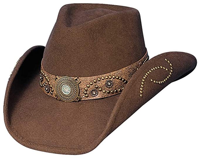 Montecarlo Bullhide Hats SHEILA Wool Felt Cowboy Western Hat