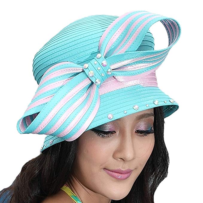 June's Young Elegant Woman's Church Hat Church Suits Matching Couture Hats Bow