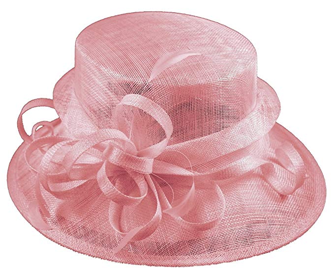 Elegance Collection Sinamay Loops Wedding Hat