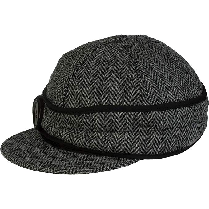 Stormy Kromer Women's Button Up Cap With Harris Tweed