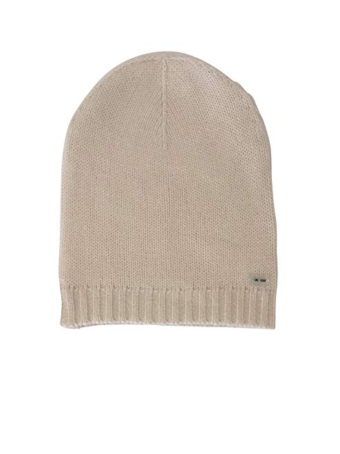 MINIMAINS INCREDIBLY SOFT 100% Eco-Friendly Cashmere Beanie Hat Adults CREME-WHITE, One-Size fits all - Slouchy Beanie, Skull, Hat, Winter, Fall, Must-have