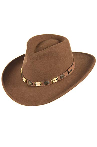 Overland Outback Crushable Wool Felt Cowboy Hat