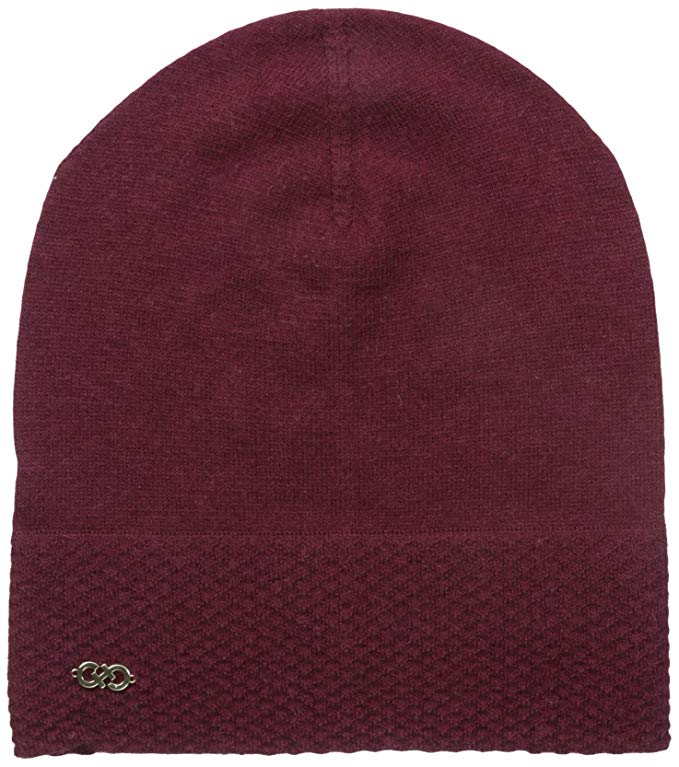 Cole Haan Women's Uptown Tuck Stitch Cuff Slouchy Beanie