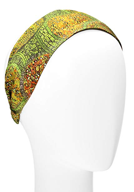 L. Erickson USA Scarf Headband - Yellow Multi