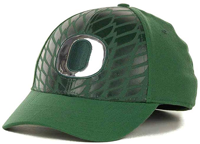 NIKE Oregon Ducks Wingfront Legacy 91 Swooshflex Dri-Fit Stretch Cap Hat