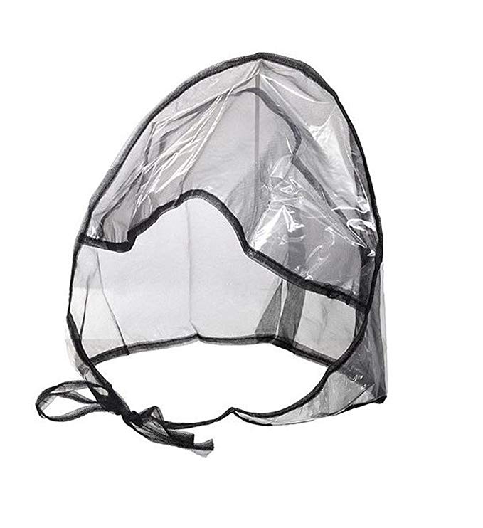 Fit Rite Rain Bonnet with Full Cut Visor & Netting – One Size Fits All