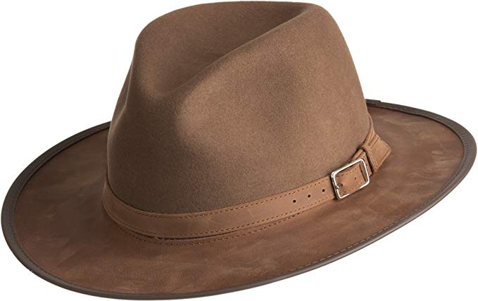 Summit Wool Felt and Leather Safari Hat