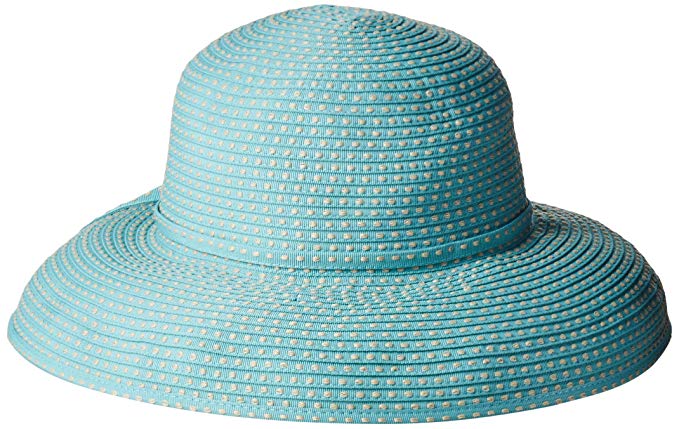 San Diego Hat Company Women's 4-Inch Brim Ribbon Kettle Sun Hat