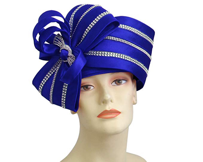 Ms Divine Women's Satin Year Round Pillbox Church Derby Dress Formal Hats #HL011