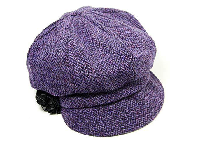 Mucros Weavers Women’s Newsboy Cap 100% Wool Made in Ireland