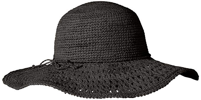 Karen Kane Women's Raffia Packable Floppy Hat