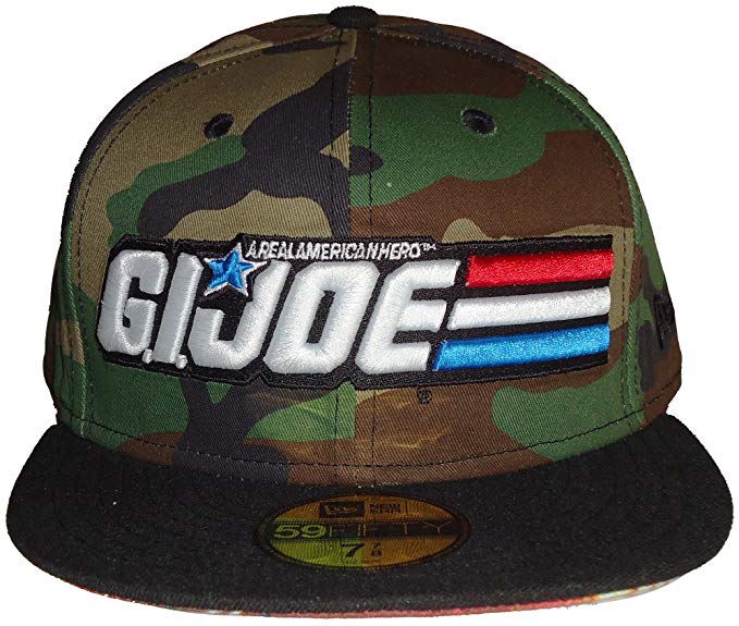 GI Joe Sub Under Official Logo Army Camo New Era 59FIFTY Fitted Cap Hat