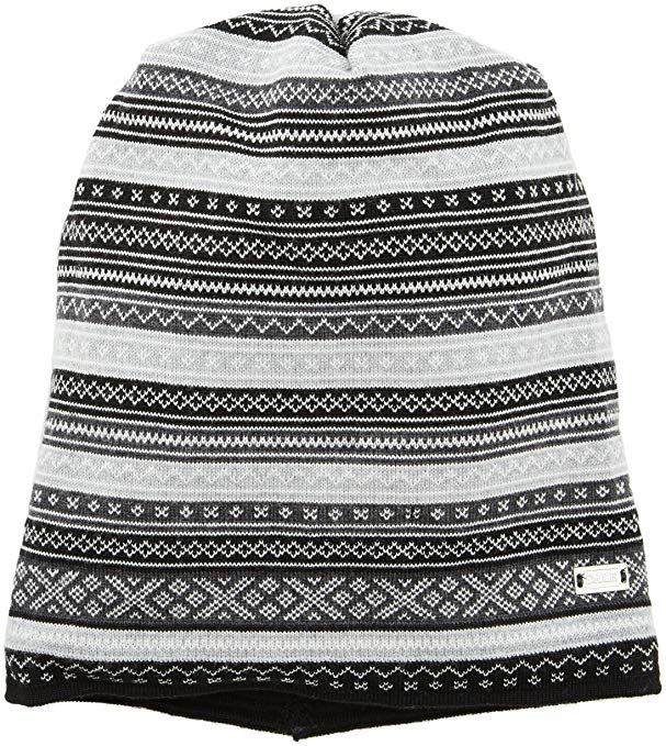 DALE OF NORWAY Women's Vinje Hat Black/Off White/Light Charcoal/Dark Charcoal One Size